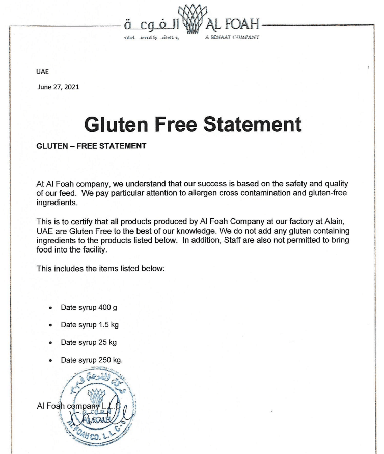 gluten free