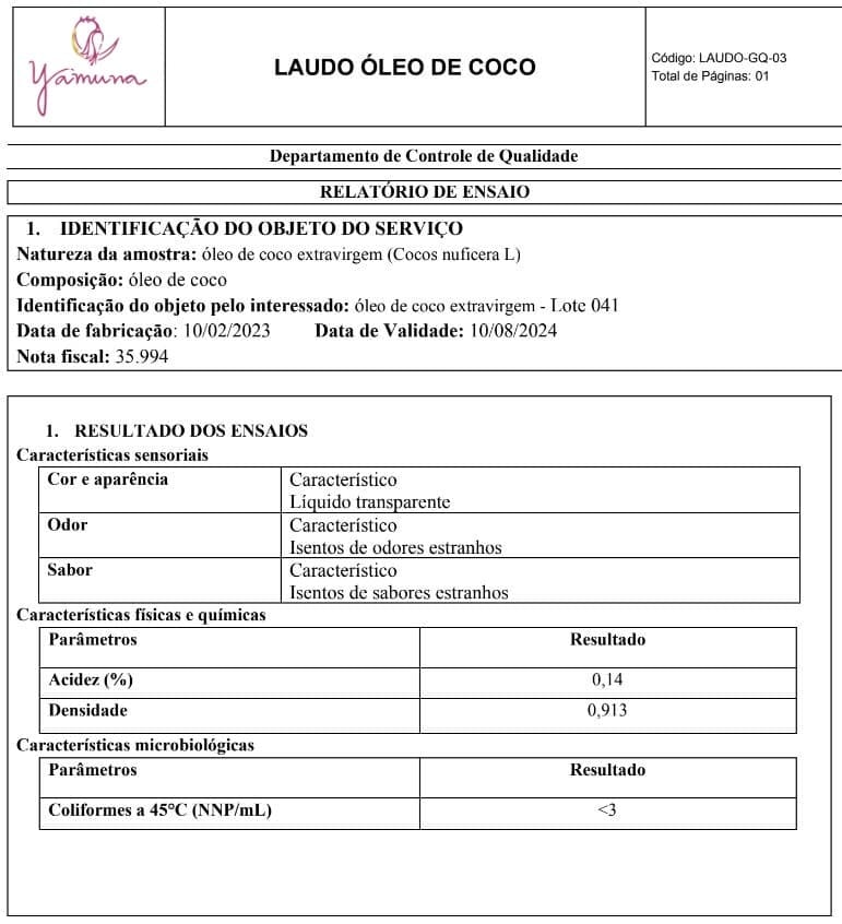 laudo oleo de coco 5